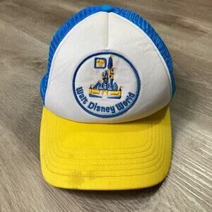 Vintage Walt Disney World Trucker Hat Snapback‎ Cap Multicolor Unisex Disney